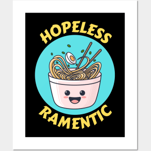 Hopeless Ramentic | Ramen Pun Posters and Art